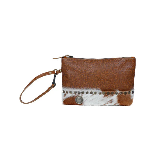 BLOSSOMY AFFAIR LEATHER & HAIRON BAG