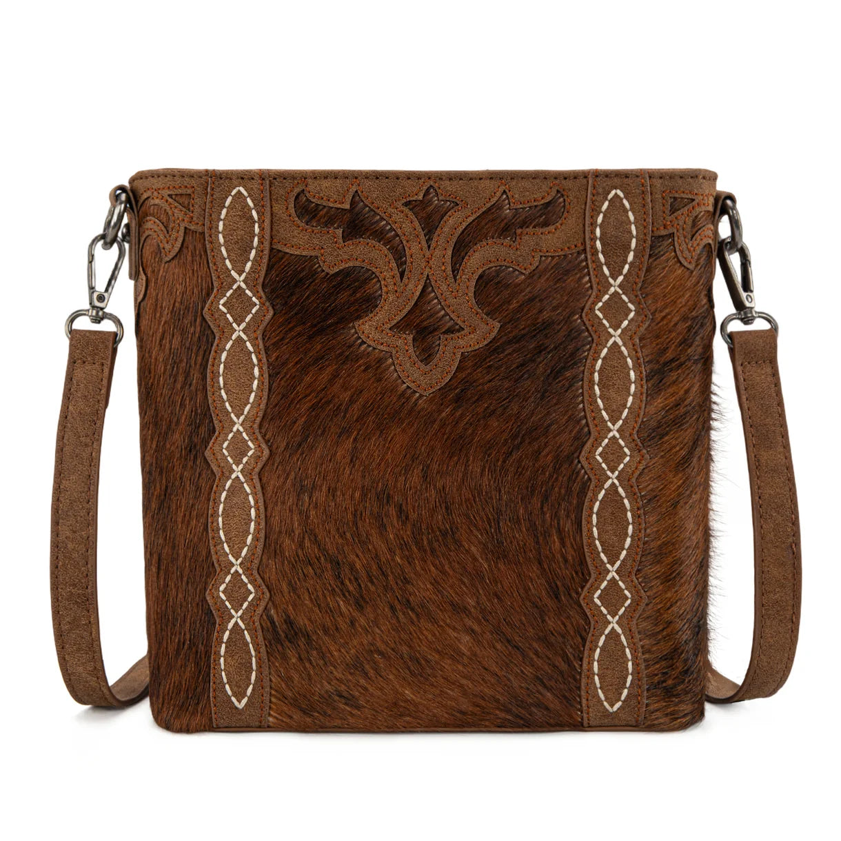 Trinity Ranch Western Hair-On Cowhide Concealed Carry Crossbody