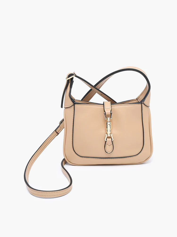 Jen & Co Stelliana Metal Lock Crossbody