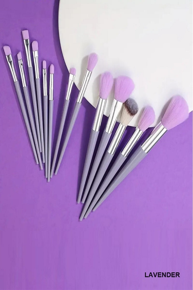 13 PCS MAKEUP BRUSH SET WITH STORAGE BAG