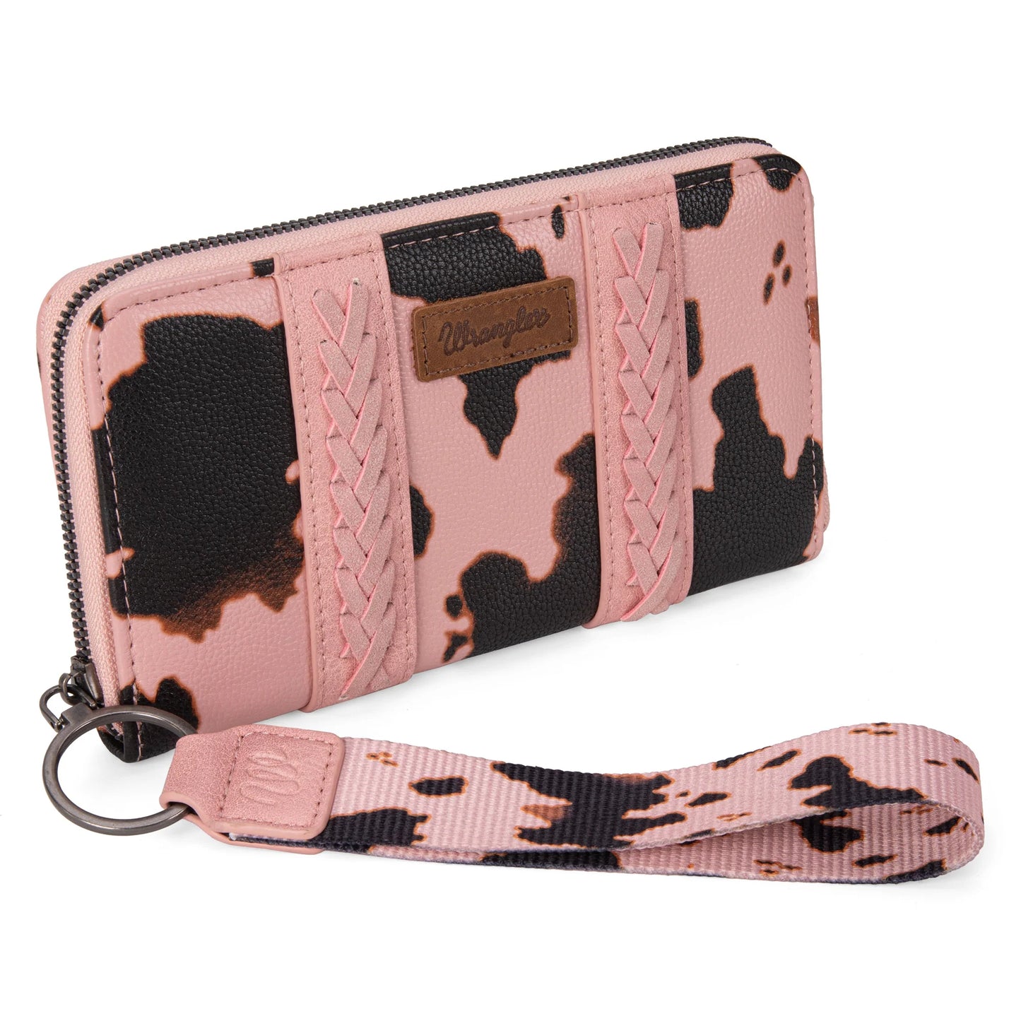 Montana West  Wrangler Cow Print Wallet