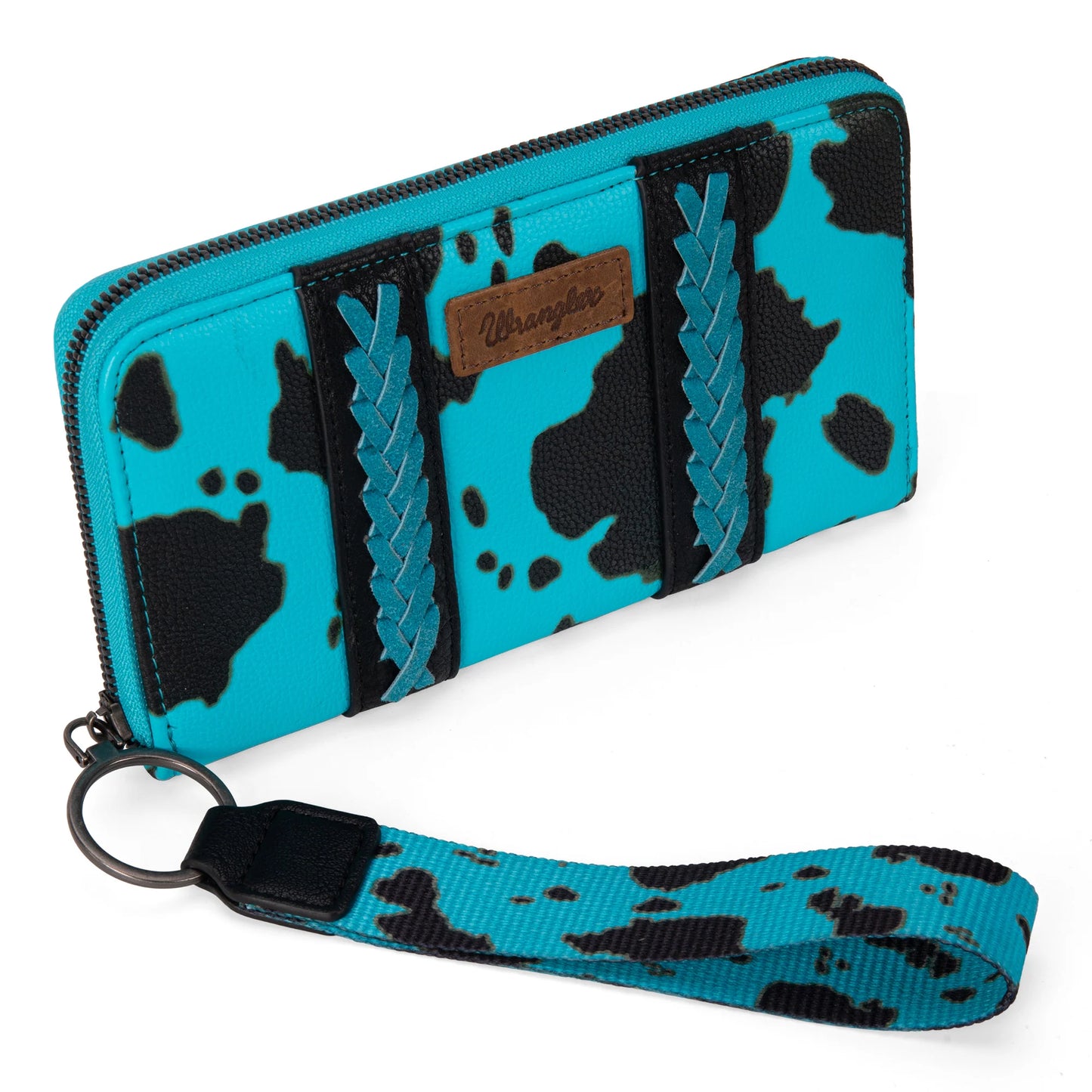 Montana West  Wrangler Cow Print Wallet