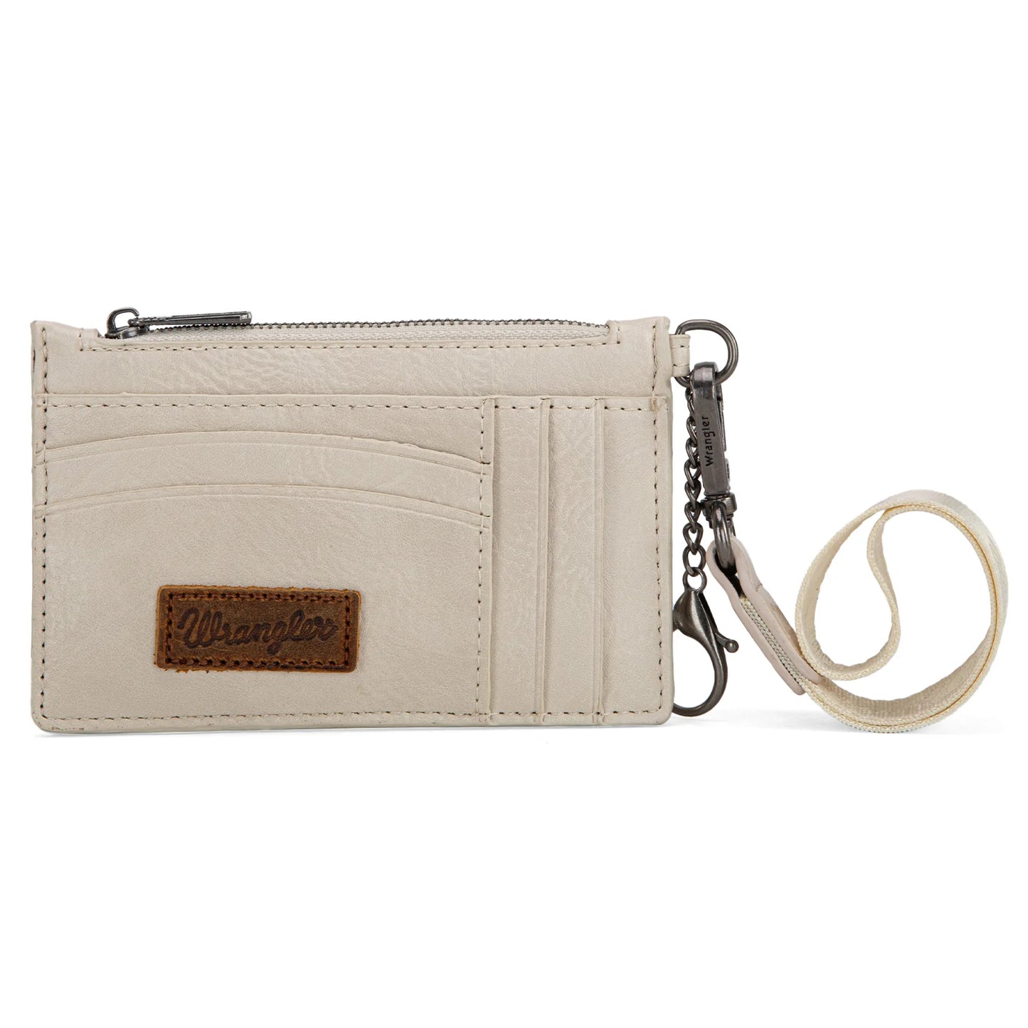 Wrangler Solid Color Key Chain Wristlet Card Wallet