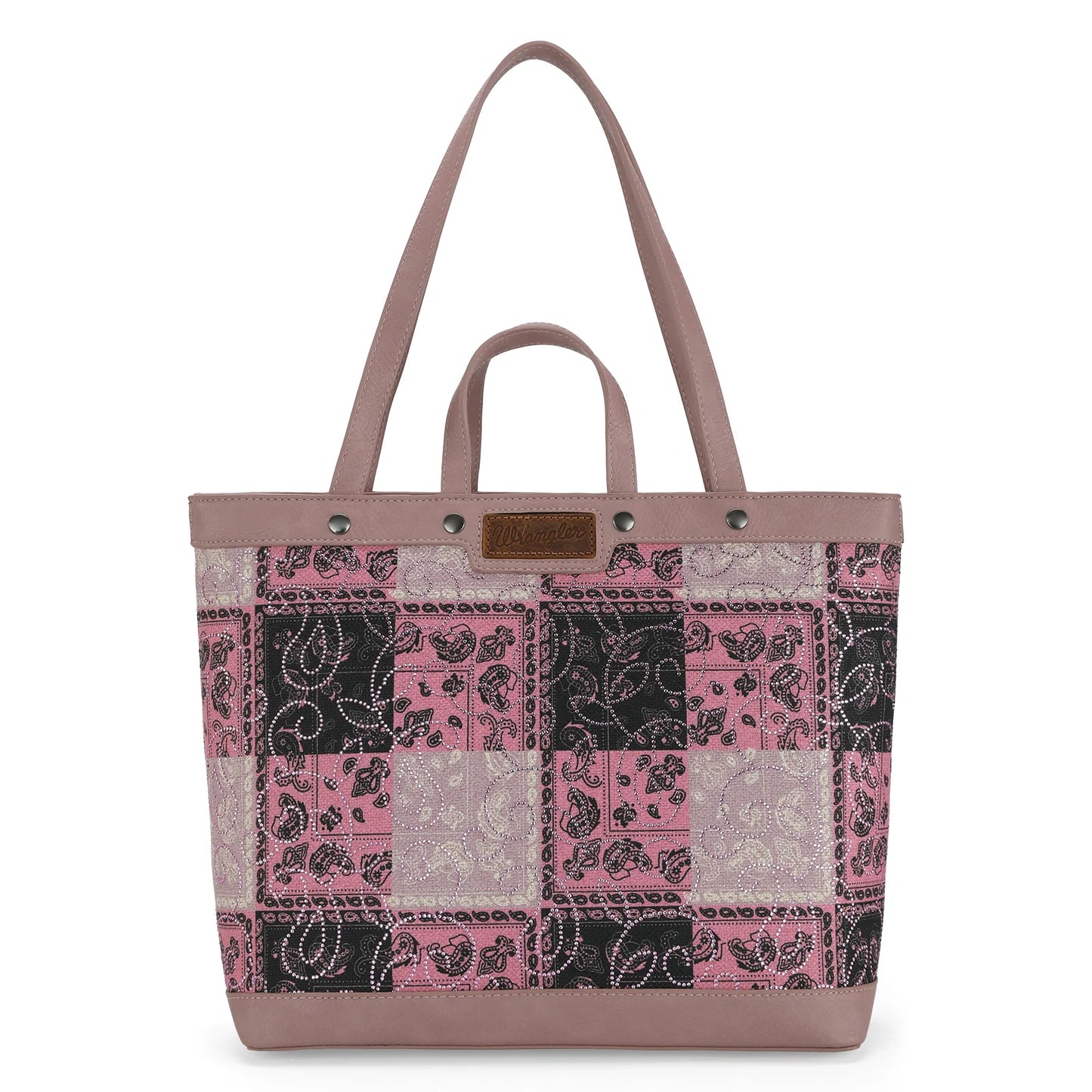 Wrangler Paisley Pattern Dual Sided Print Tote