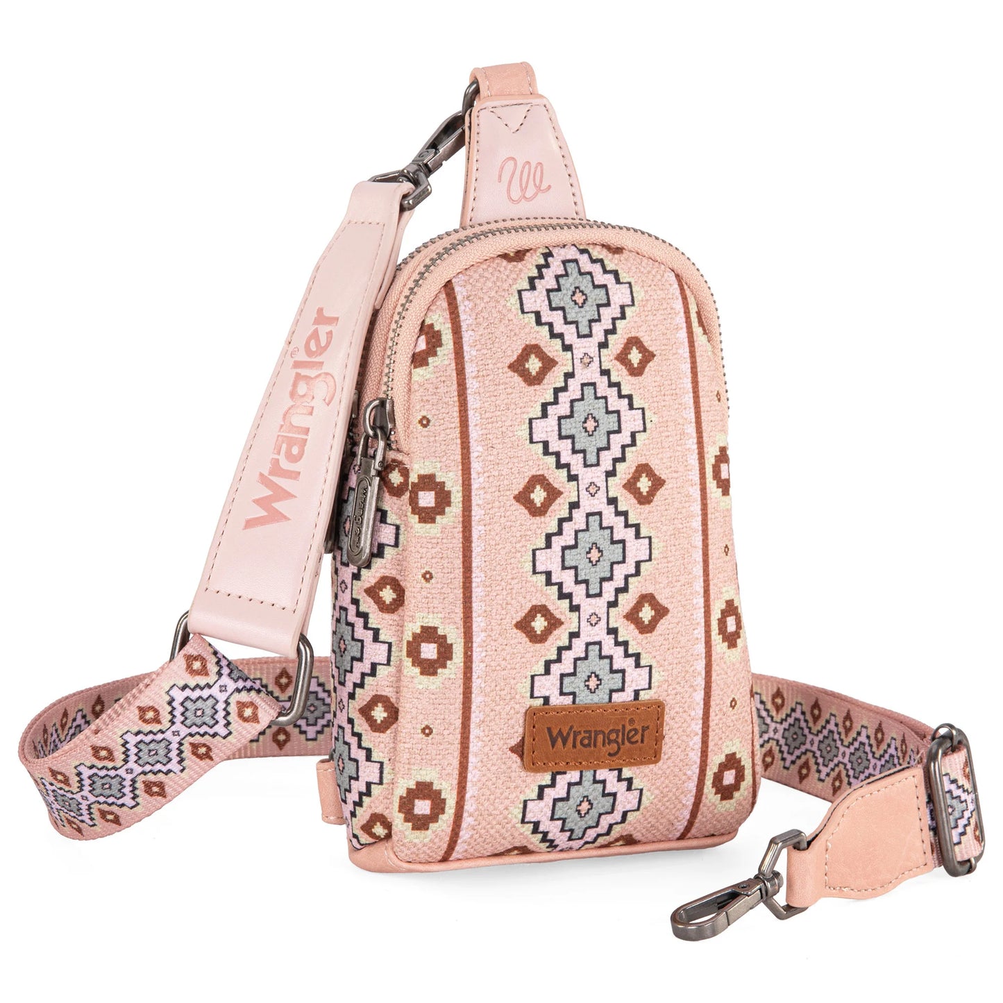 MONTANA WEST WRANGLER AZTEC PRINT CROSSBODY SLING CHEST BAG