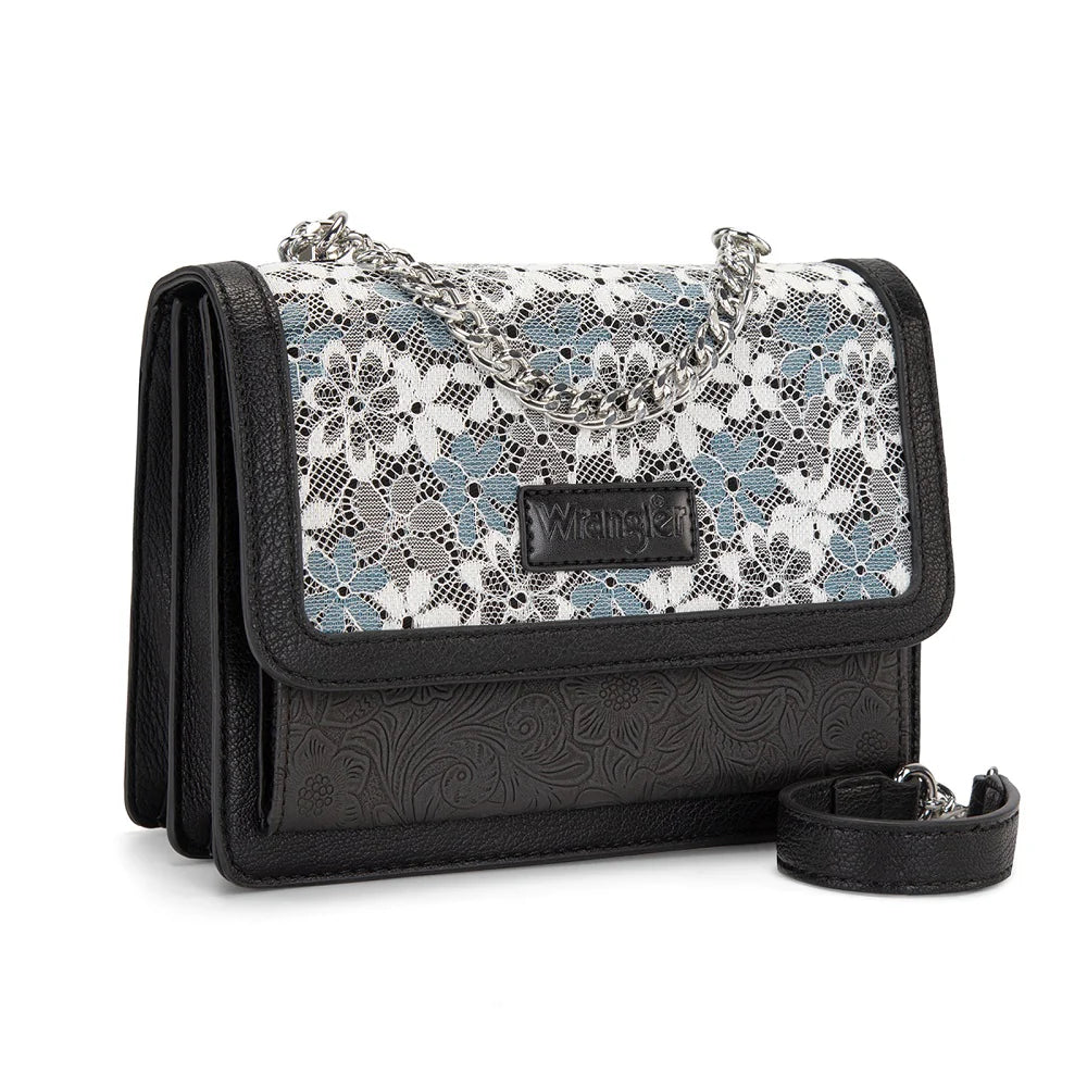 Wrangler Chic Lace Chain Shoulder Bag