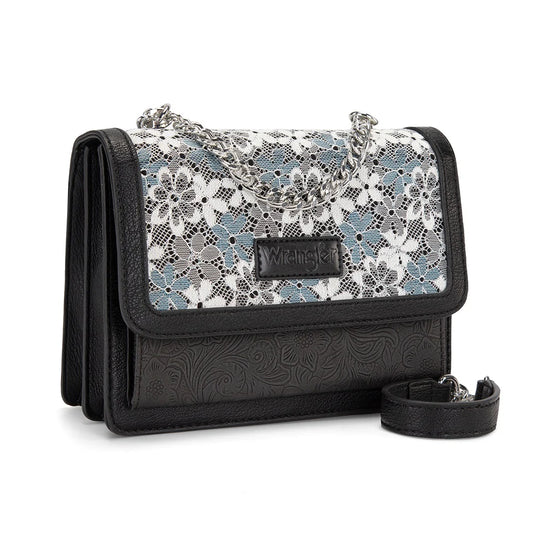 Wrangler Chic Lace Chain Shoulder Bag