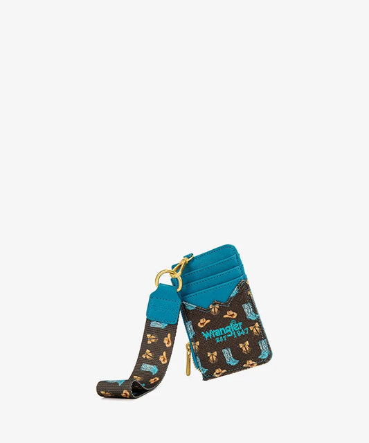 NEW ARRIVAL WRANGLER RODEO ICONS WESTERN WRISTLET CARDHOLDER