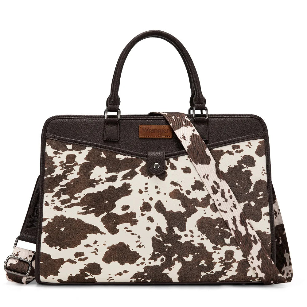 Wrangler Pebbled Faux Leather Laptop Brief Bag