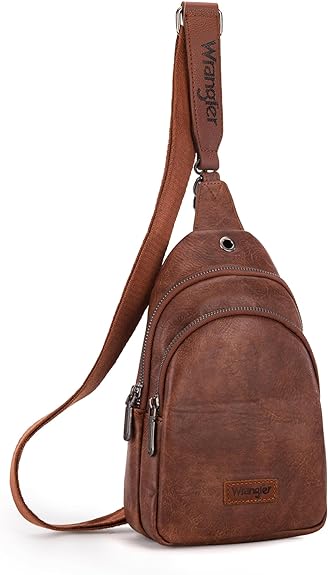 Montana West Wrangler Sling bag/crossbody/chest bag dual zippered compartment