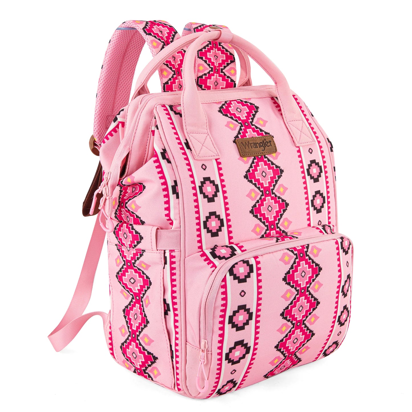 MONTANA WEST WRANGLER ALL OVER AZTEC DUAL SIDED BACKPACK