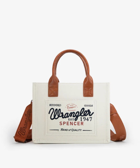 Vintage Wrangler Canvas Tote//Crossbody