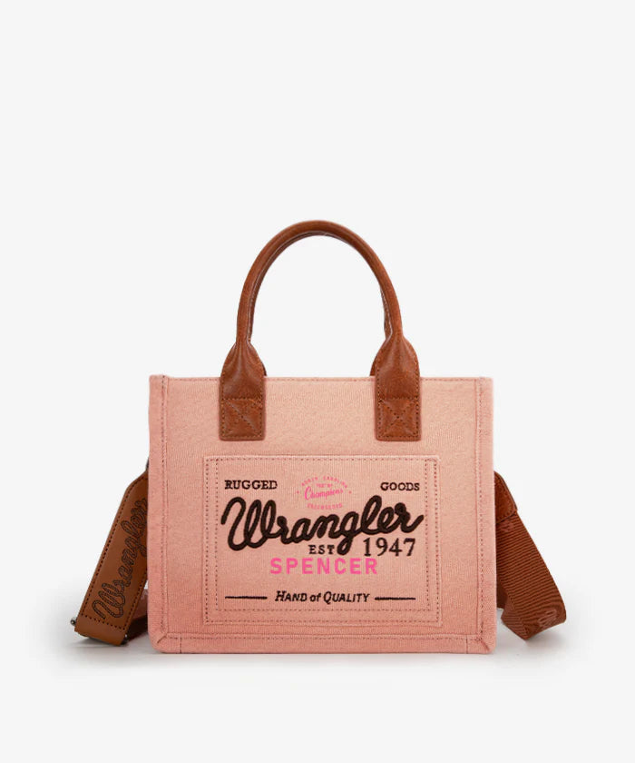 Vintage Wrangler Canvas Tote//Crossbody