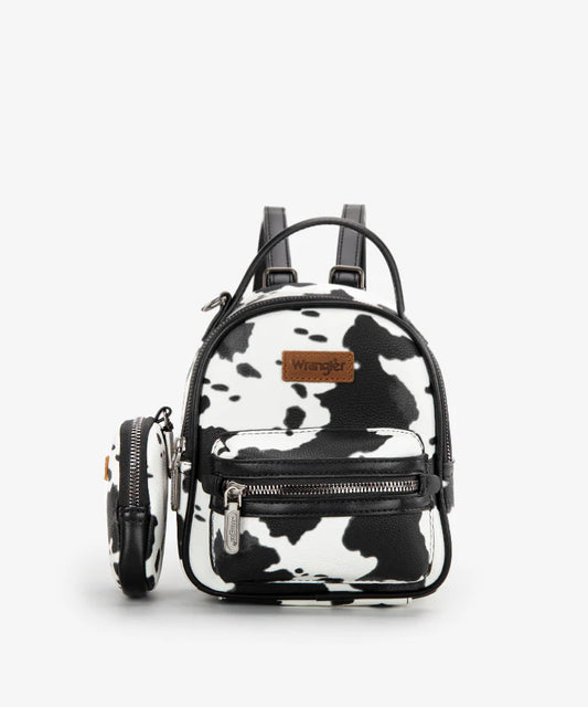 WRANGLER COW PRINT MINI BACKPACK