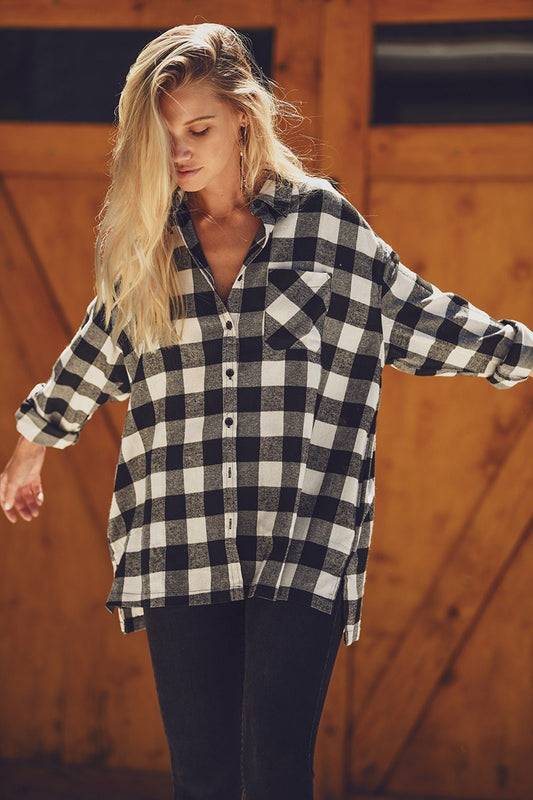 BUFFALO OVERSIZED PLAID SHIRT