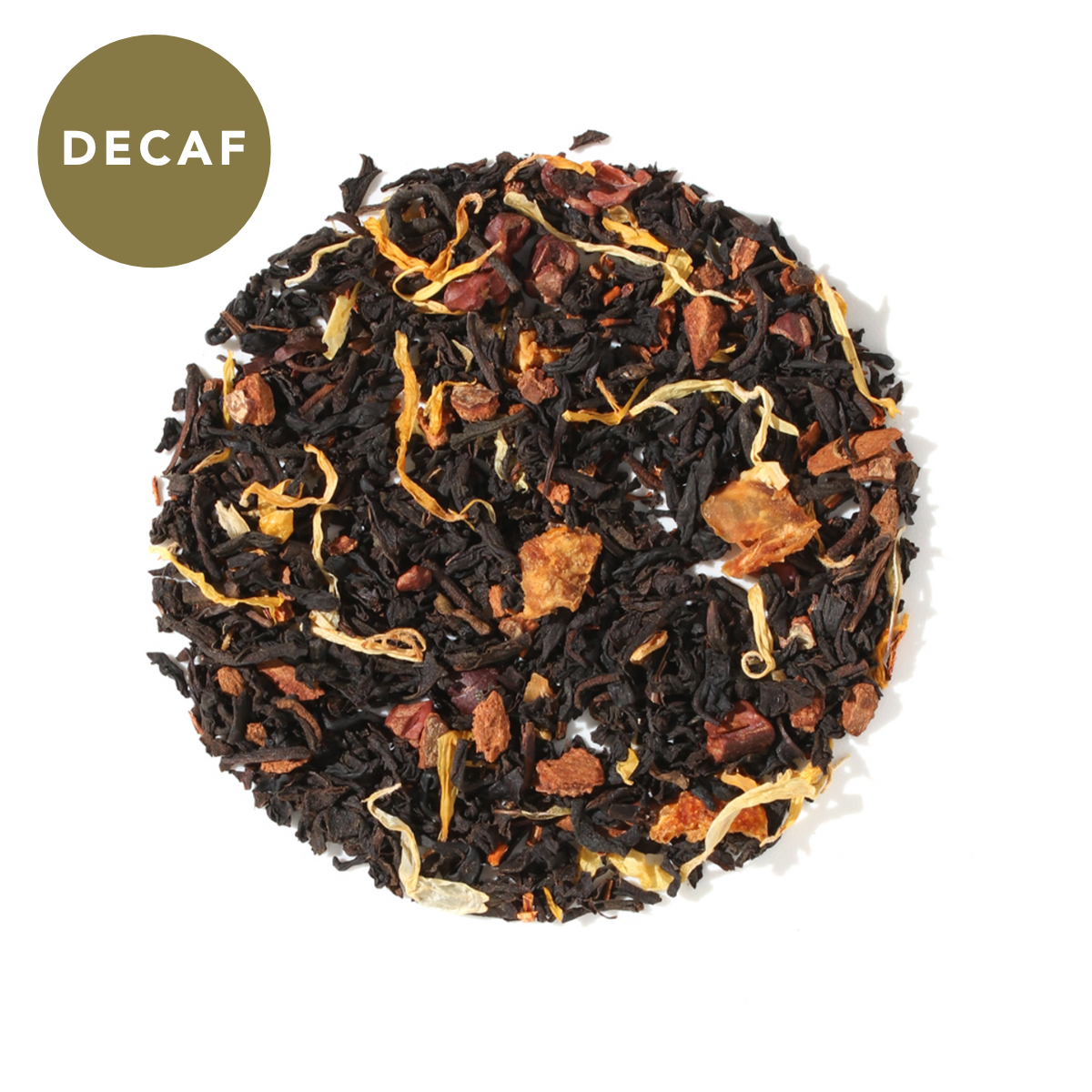 Plum Deluxe Tea - No Obligations Decaf Tea (Hazelnut / Almond / Cinnamon)
