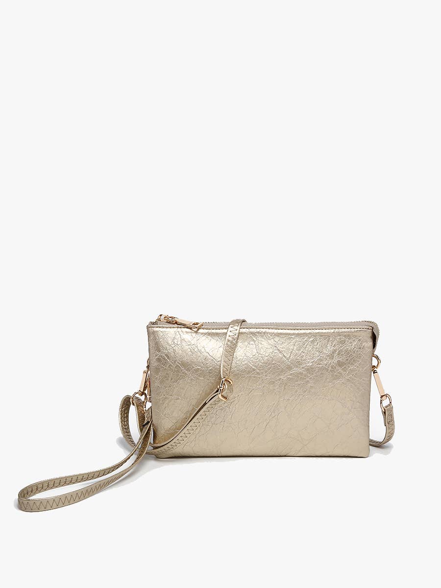 Riley Monogrammable 3 Compartment Crossbody/Wristlet