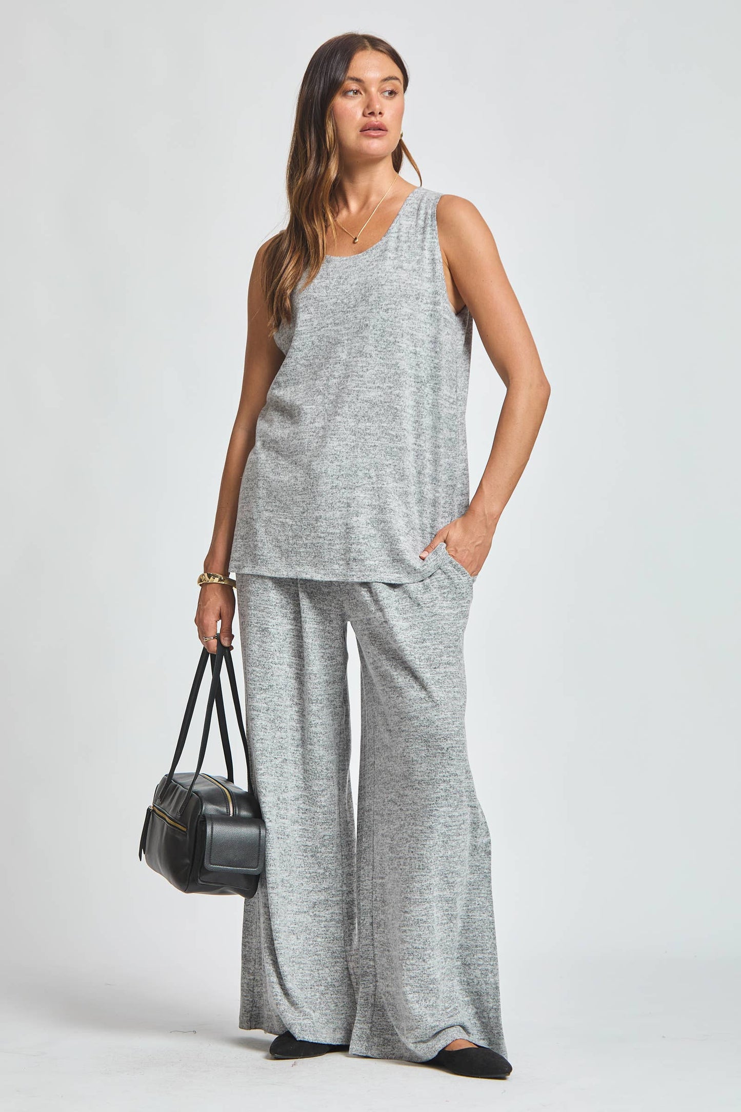 3 Piece Set Tank + Cardigan  Pants