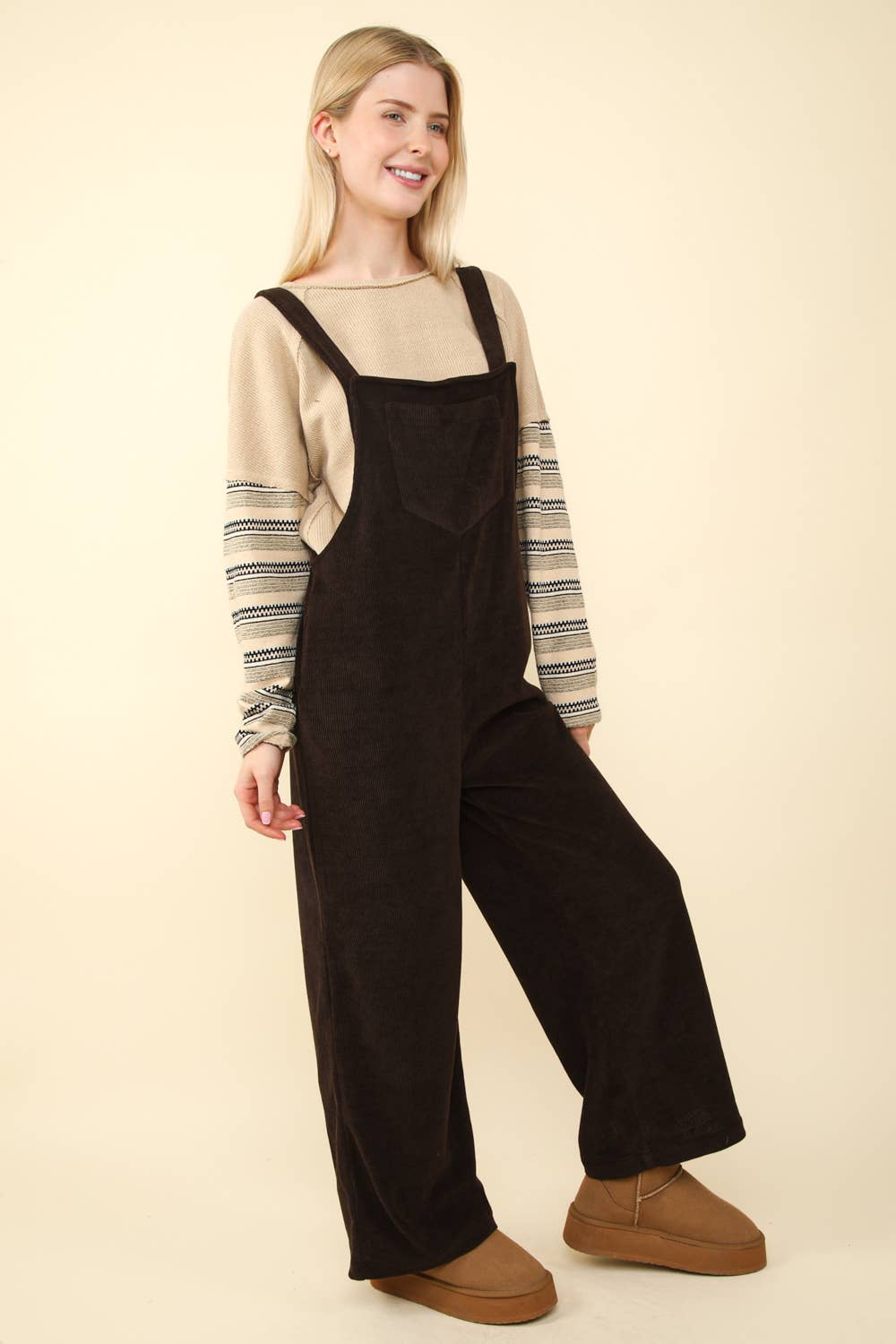 Corduroy Overall Jumpsuit