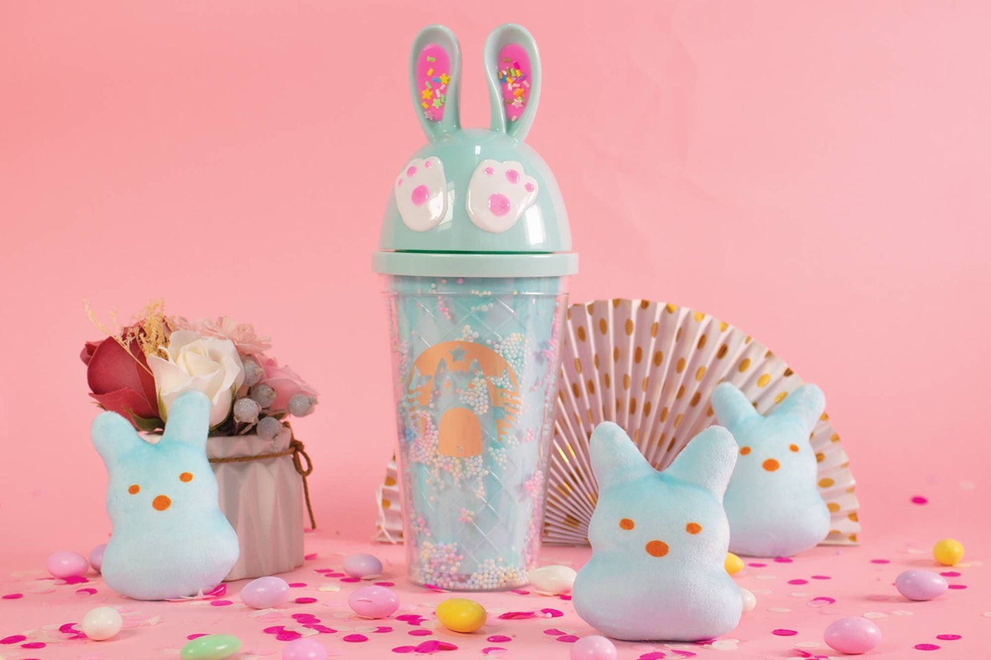 Bewaltz - Sprinkle Rabbit Tumbler: Pink