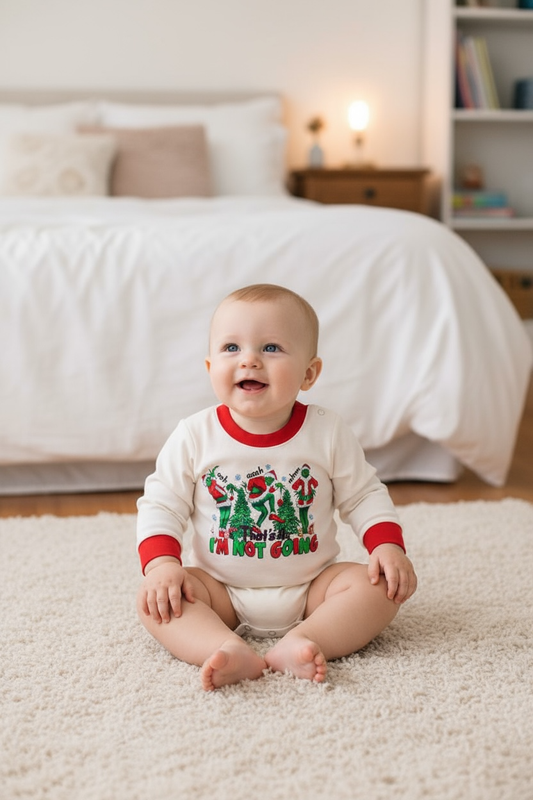 "That is it I'm not going" Christmas character bodysuit.RPG40173