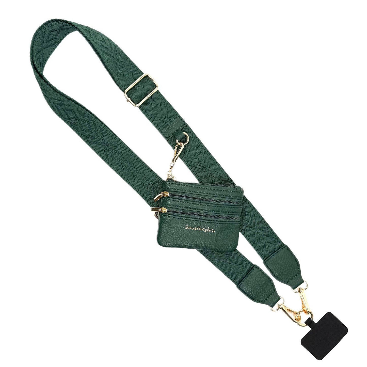 Save The Girls - Clip & Go Strap with Zippered Pouch