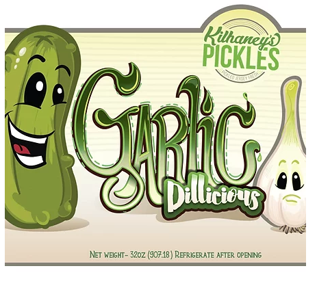 Kilhaney's Pickles - Garlic Dillicious Pickles, 16oz