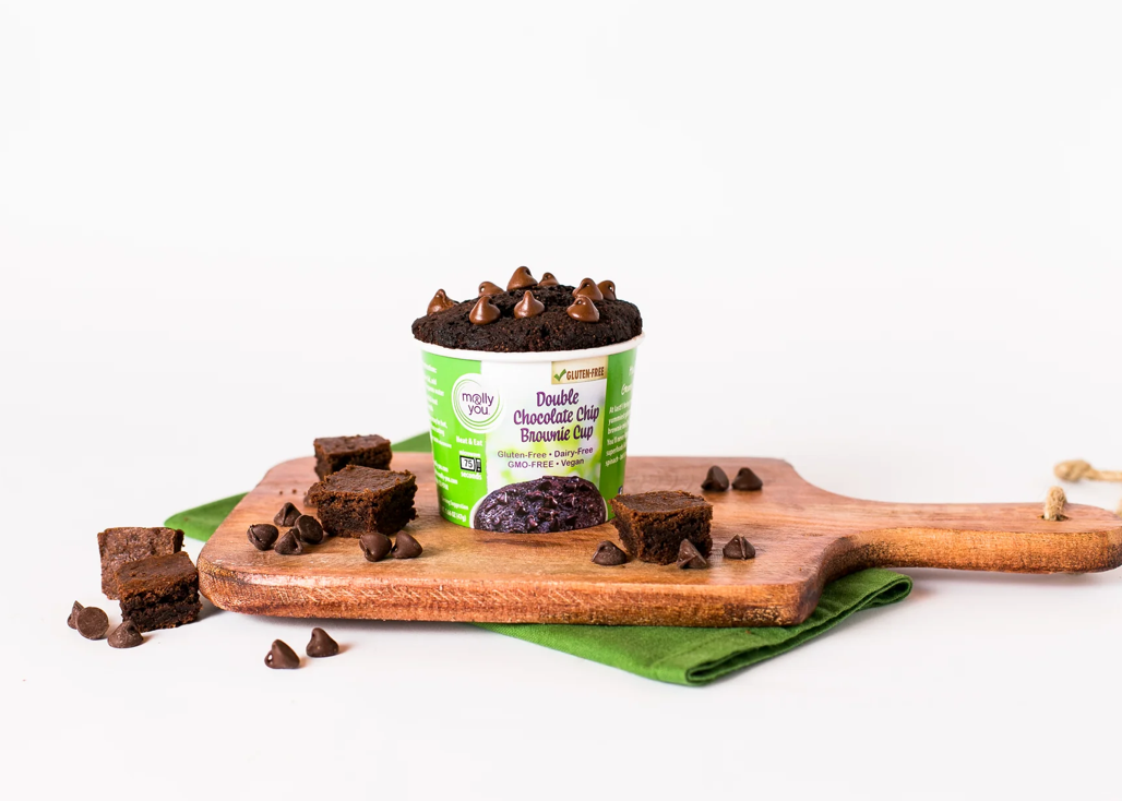 molly&you® - Gluten-Free Double Chocolate Chip Brownie Cup