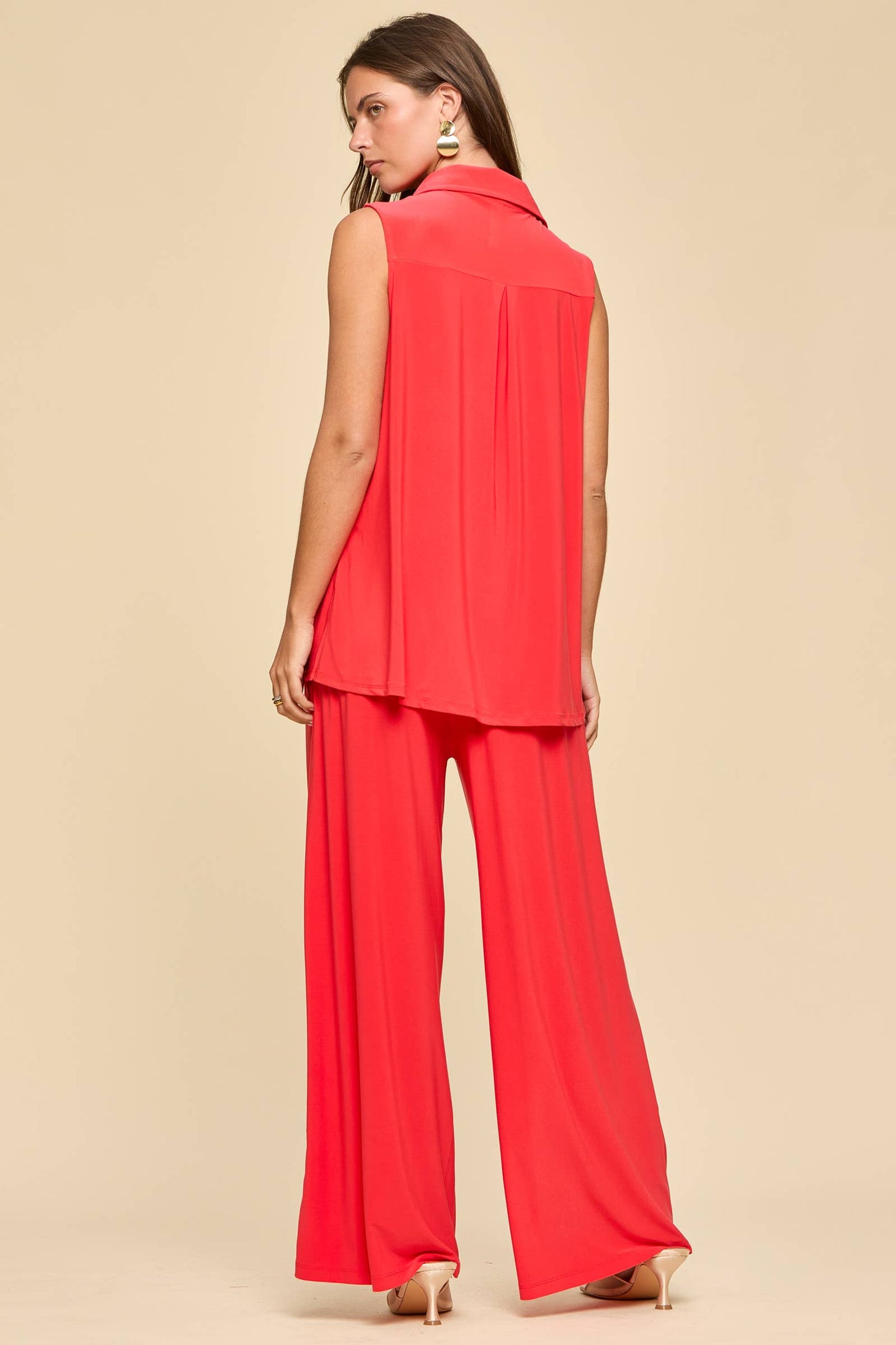 2-Piece Tank + Relaxed Pants Resort Wear Set