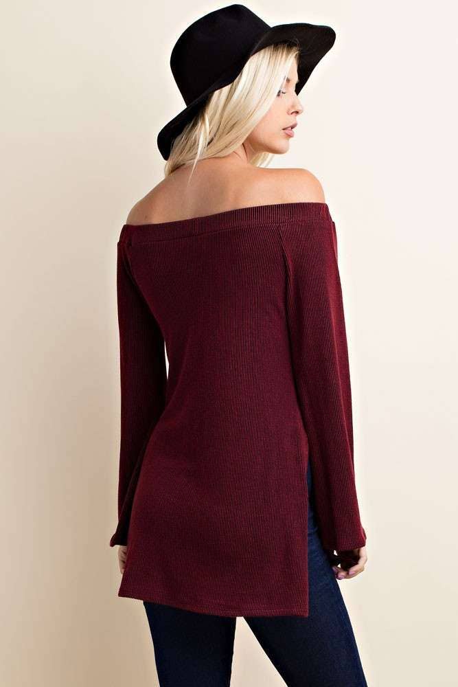 OFF SHOULDER TOP