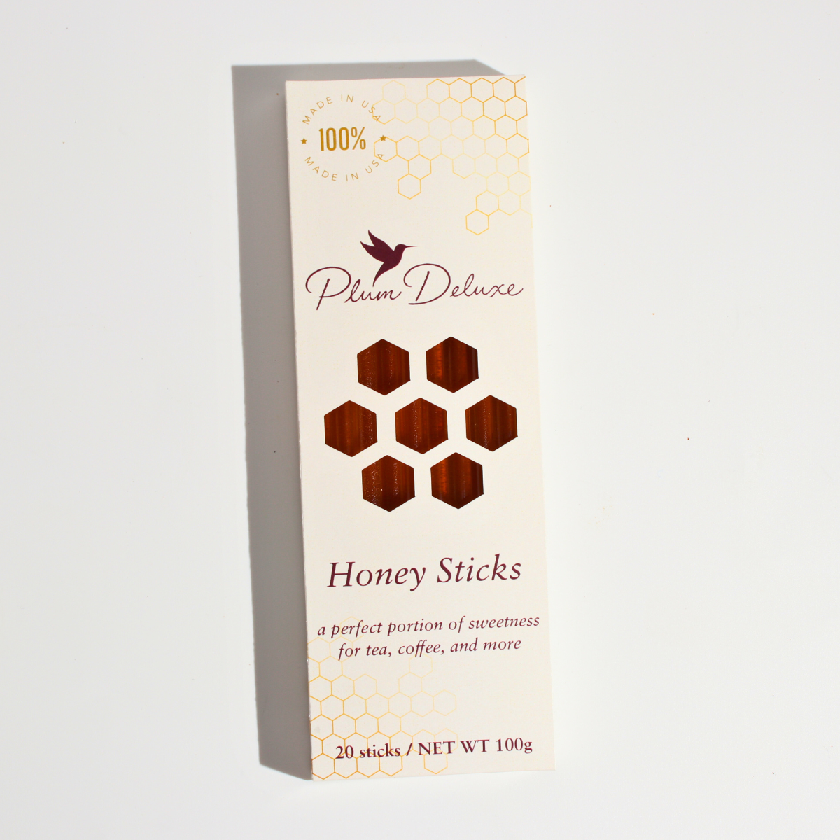Plum Deluxe Tea - Honey Sticks