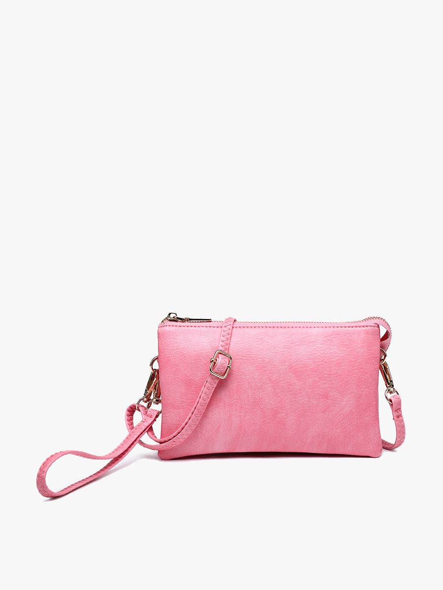 Riley Monogrammable 3 Compartment Crossbody/Wristlet