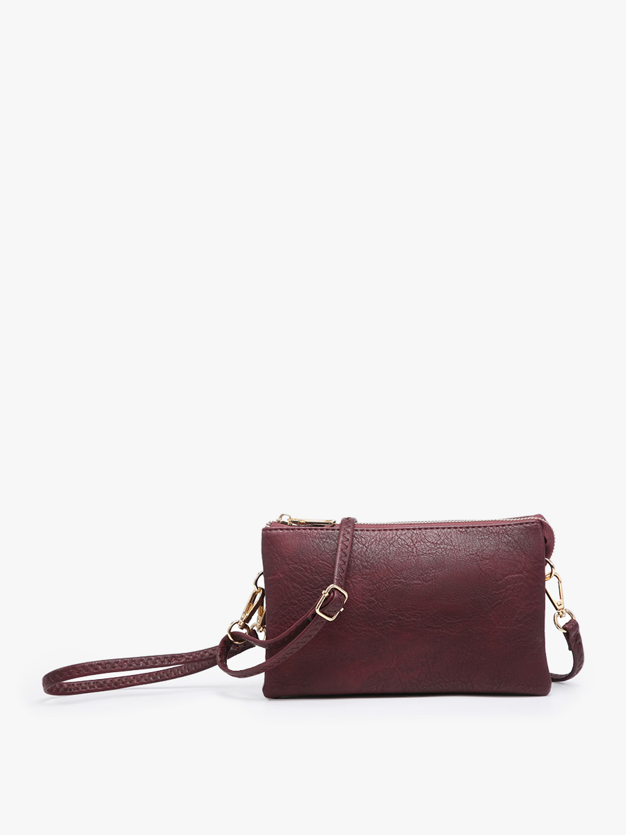 Riley Monogrammable 3 Compartment Crossbody/Wristlet
