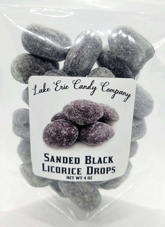 Lake Erie Candy Company - Sanded Black Licorice Drops