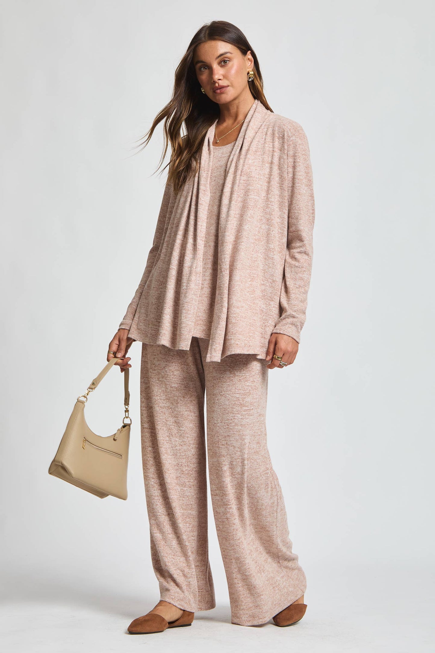 3 Piece Set Tank + Cardigan  Pants