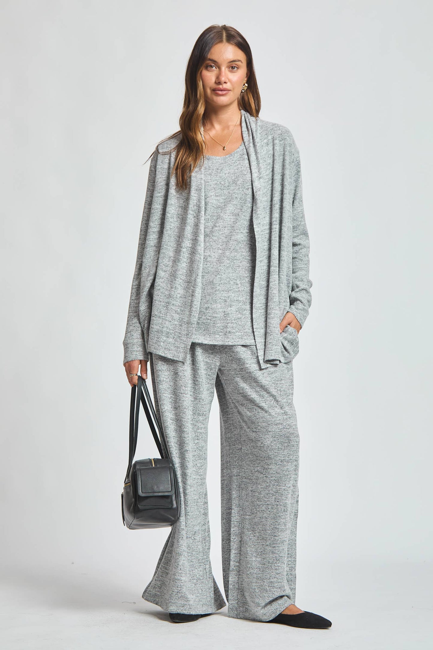 3 Piece Set Tank + Cardigan  Pants