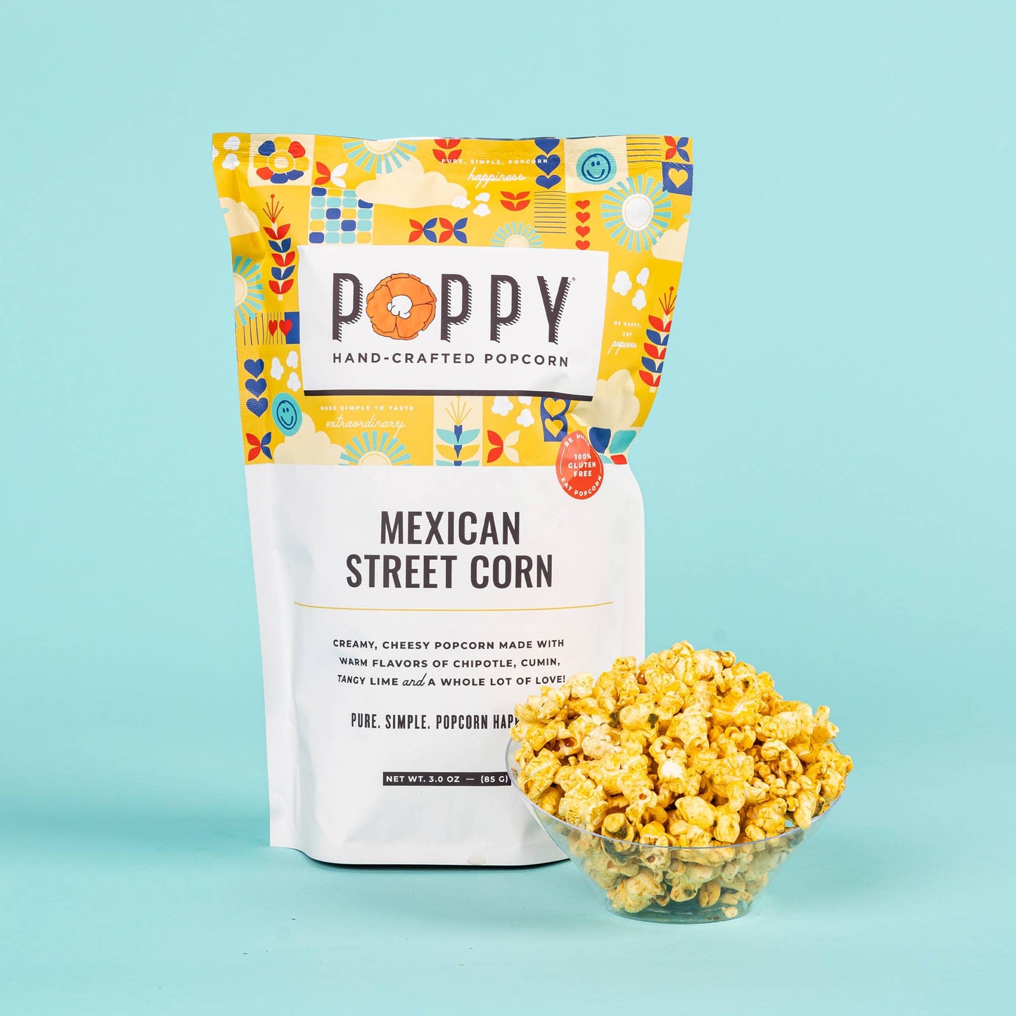 Poppy Hand-Crafted Popcorn - Mexican Street Corn Popcorn