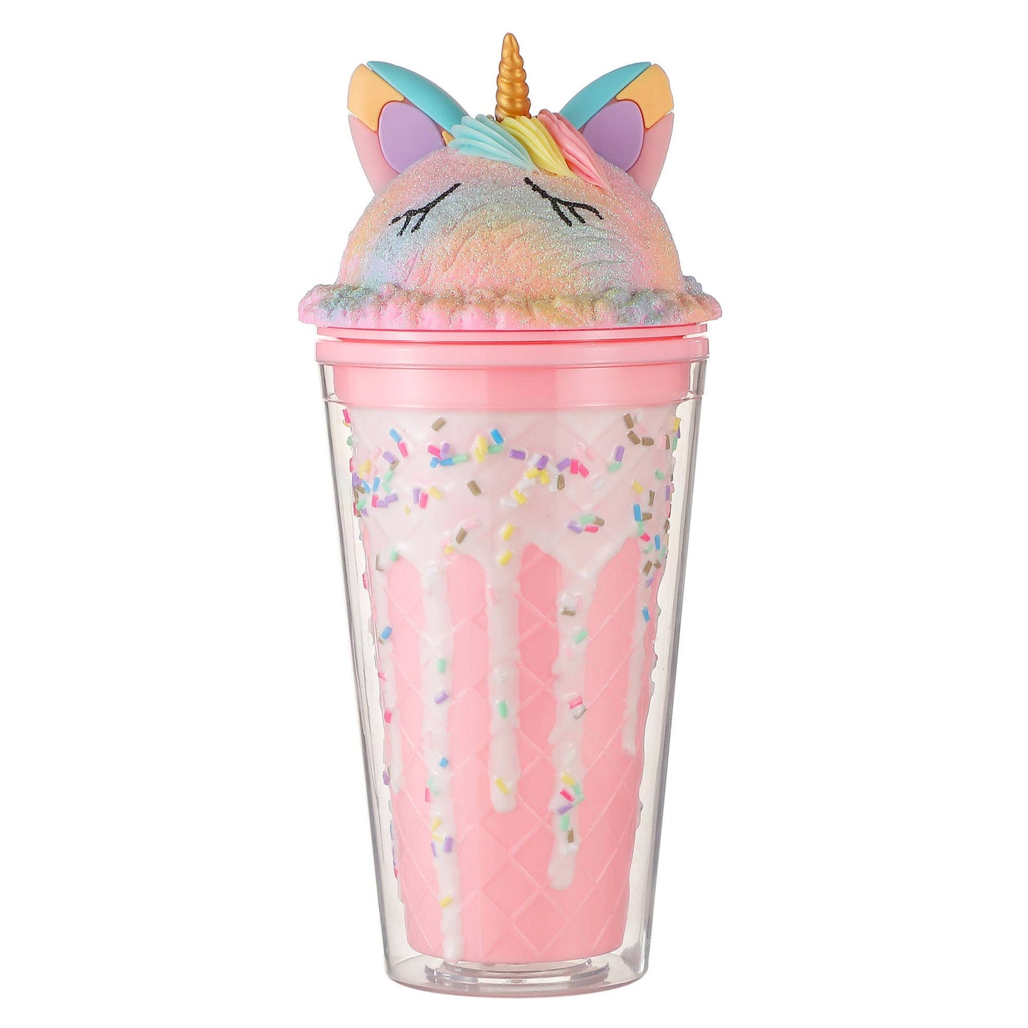 Unicorn Scoop Cone Tumbler: Mint