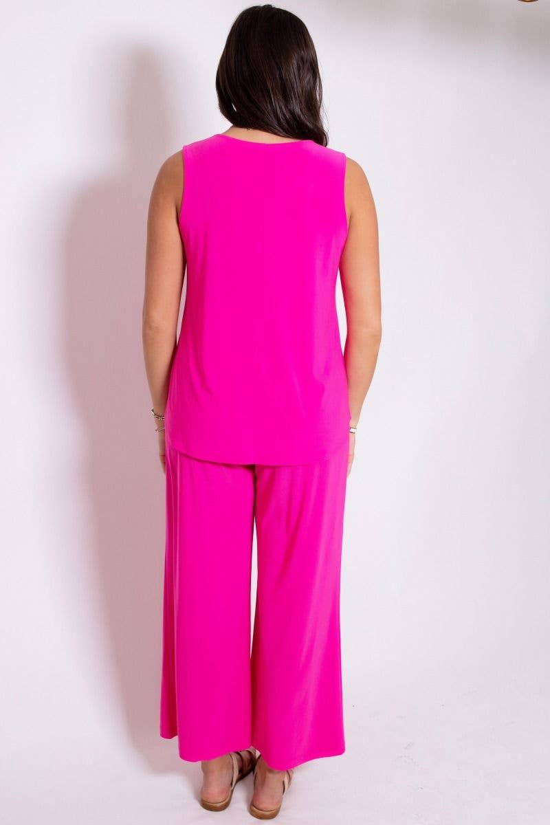 Breezy Solid Summer Two-Piece Set