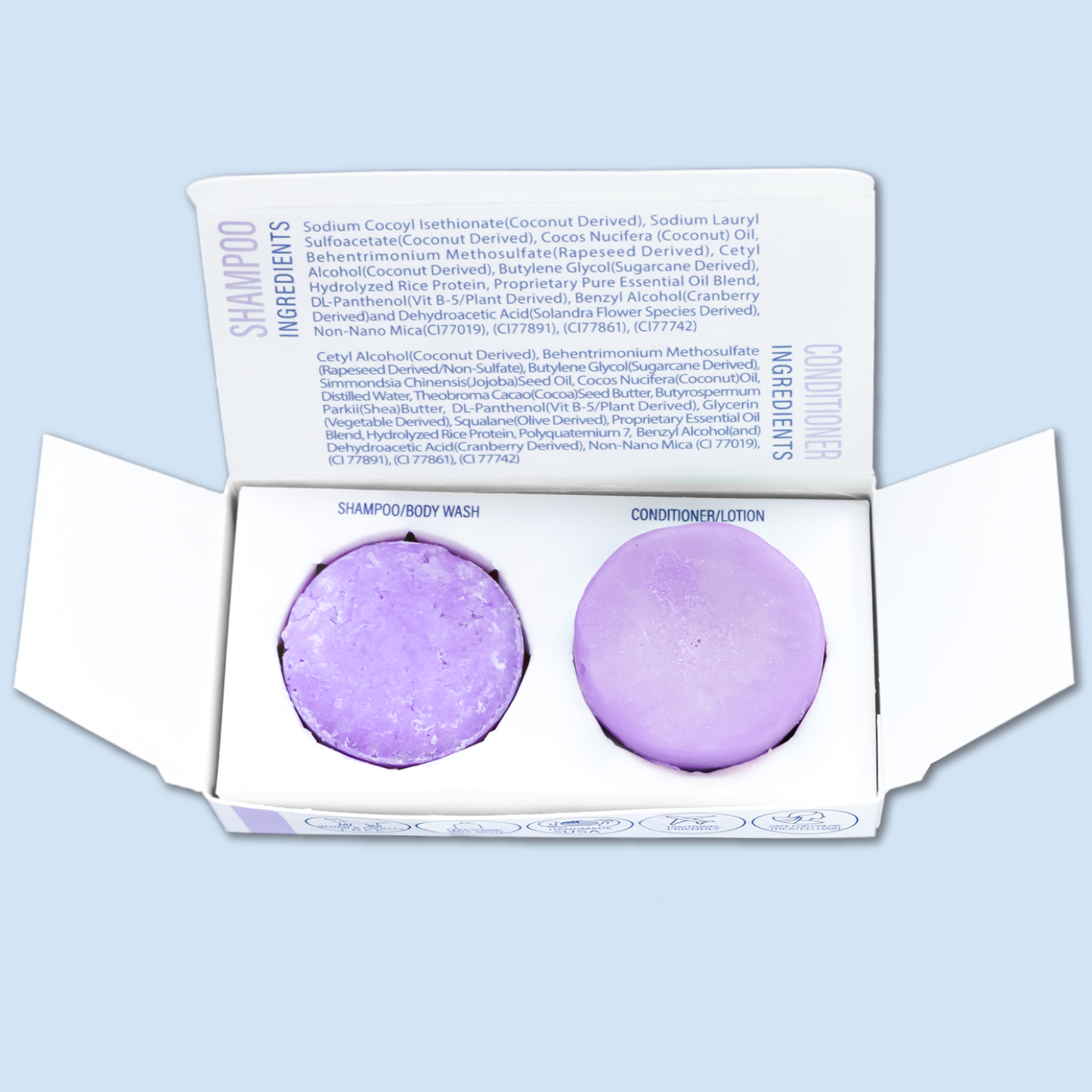 Shampoo & Conditioner Bar | Sample Set | Rosemary Lavender