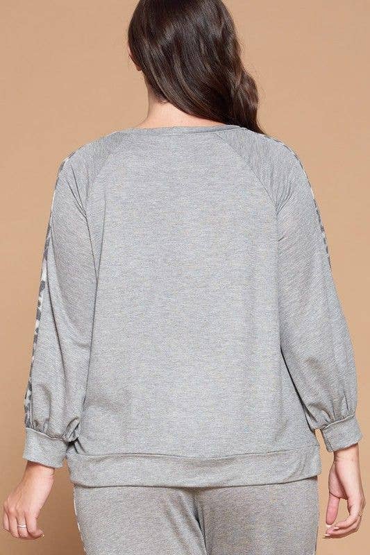 Plus Size French Terry Pullover