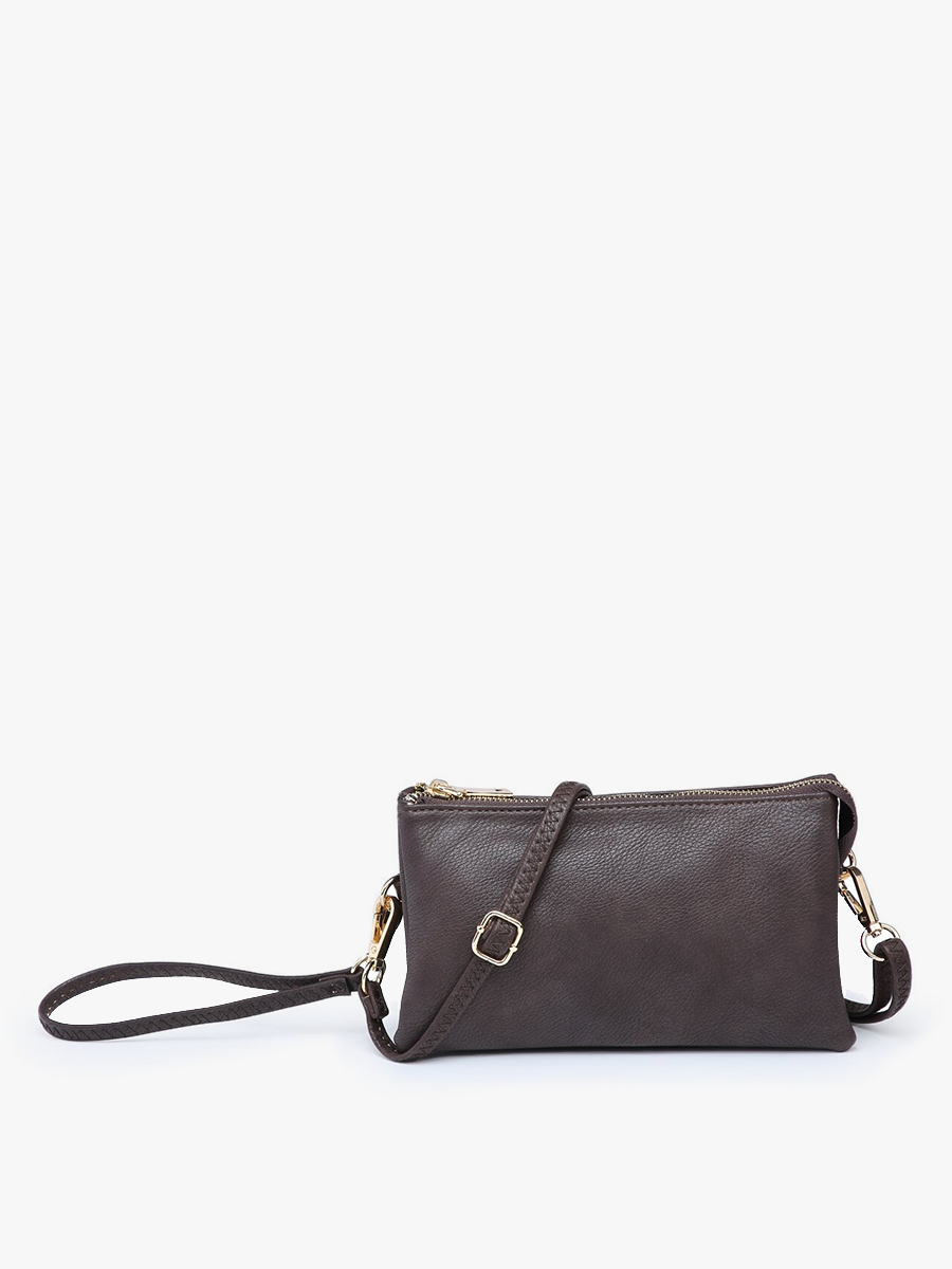 Riley Monogrammable 3 Compartment Crossbody/Wristlet