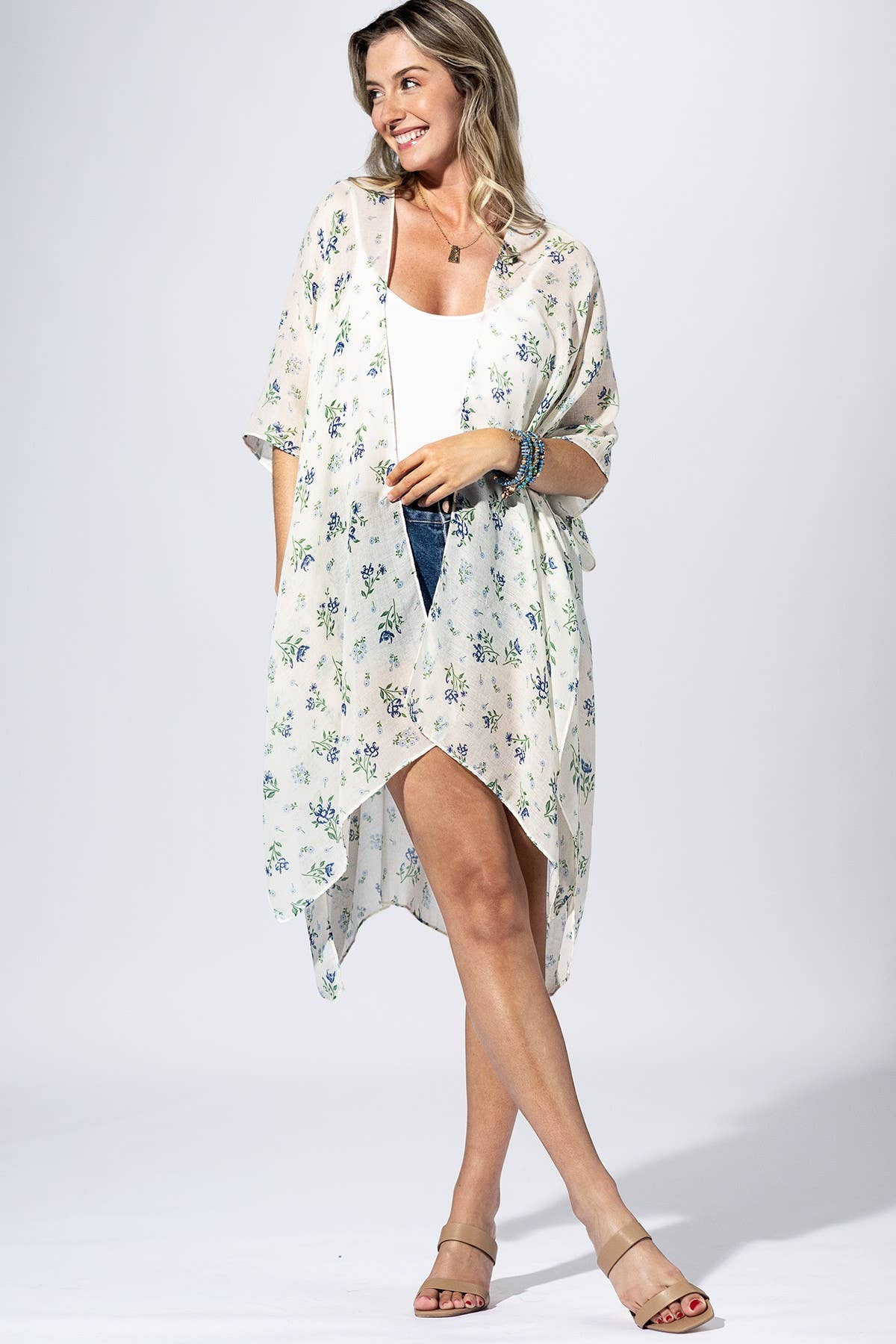 Ditsy Meadow Kimono