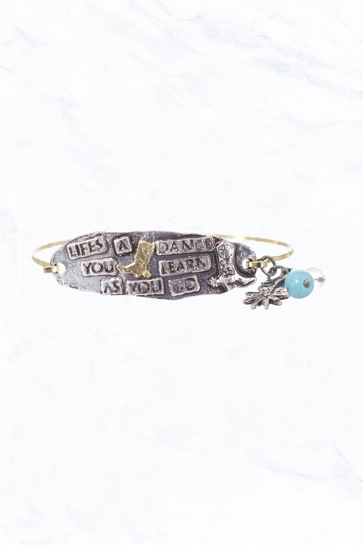 Suzie Q USA - Phrase and Themed Item Charms Latch Bracelet