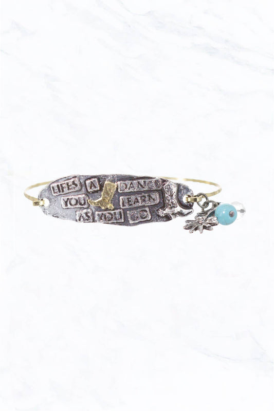 Suzie Q USA - Phrase and Themed Item Charms Latch Bracelet