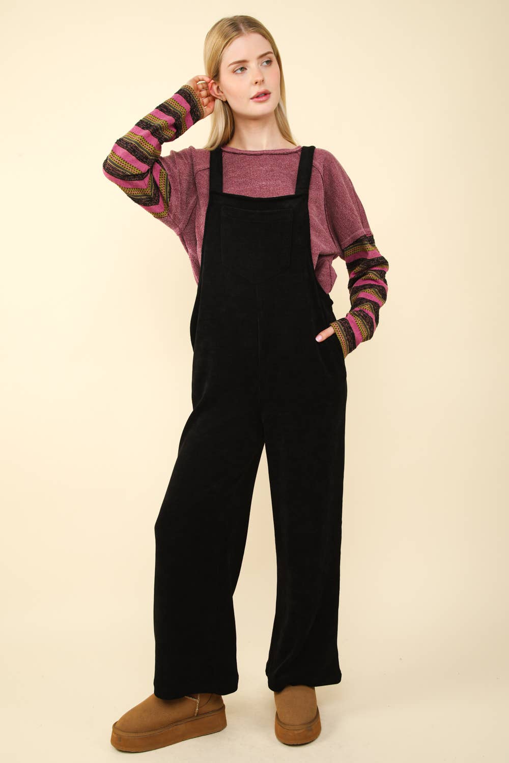 Corduroy Overall Jumpsuit