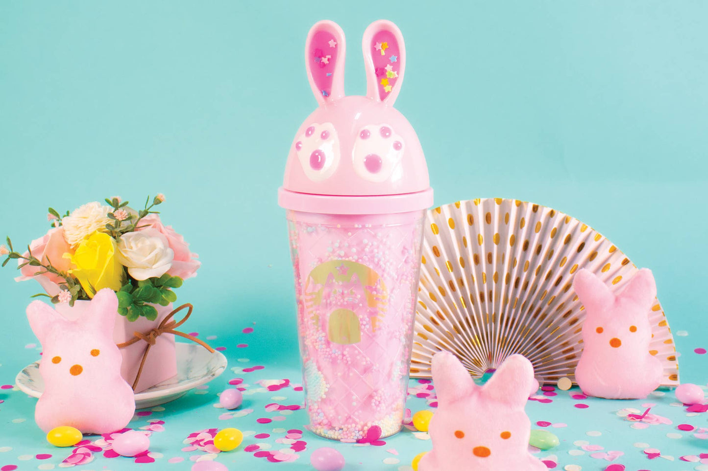 Bewaltz - Sprinkle Rabbit Tumbler: Pink