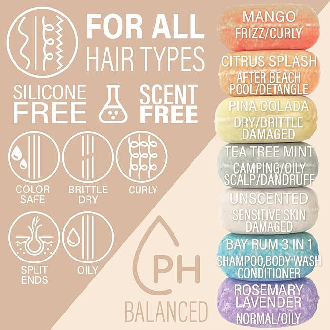 Luxiny Products - Luxurious Bath and Body - Unscented Strengthening Shampoo Bar – Luxiny