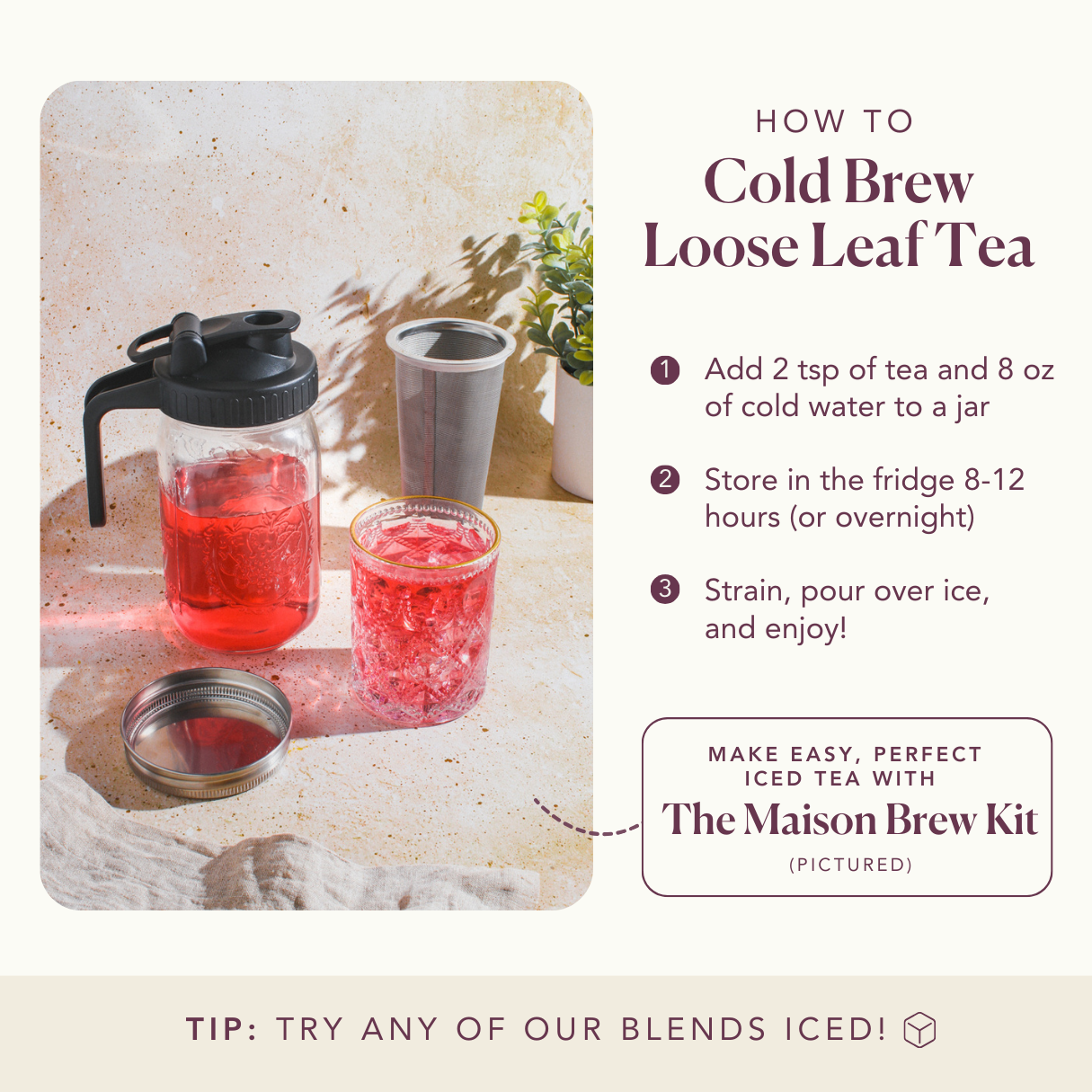 Plum Deluxe Tea - Heritage Blend Scottish Breakfast Black Tea with Maple