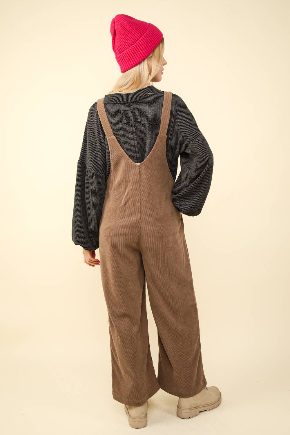 Corduroy Overall Jumpsuit